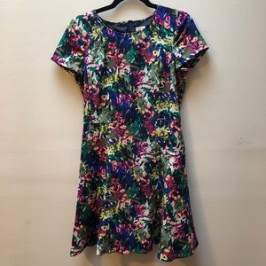 J. Crew floral a line dress